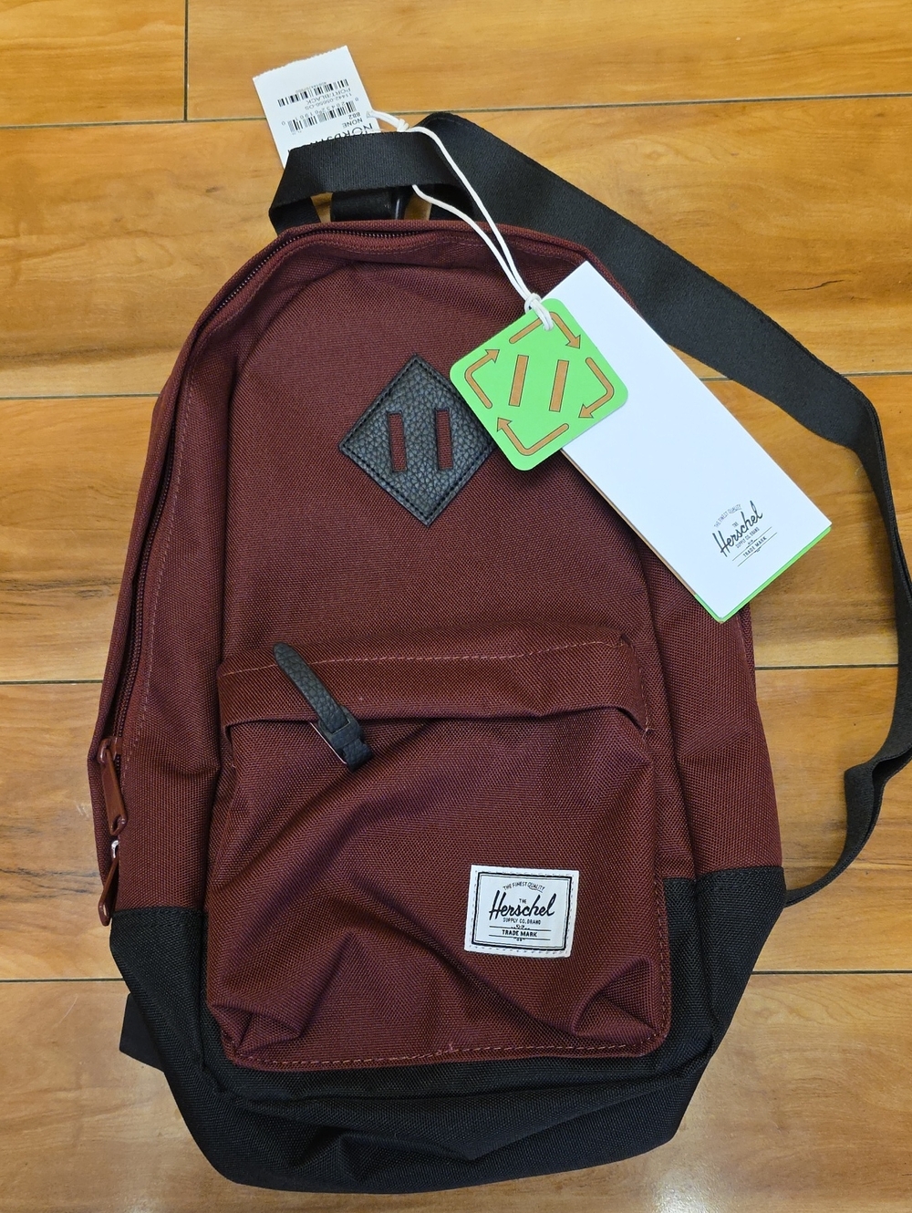 NWT Herschel Supply Co. Heritage Shoulder Bag Sling Pack 8.5L Port Maroon